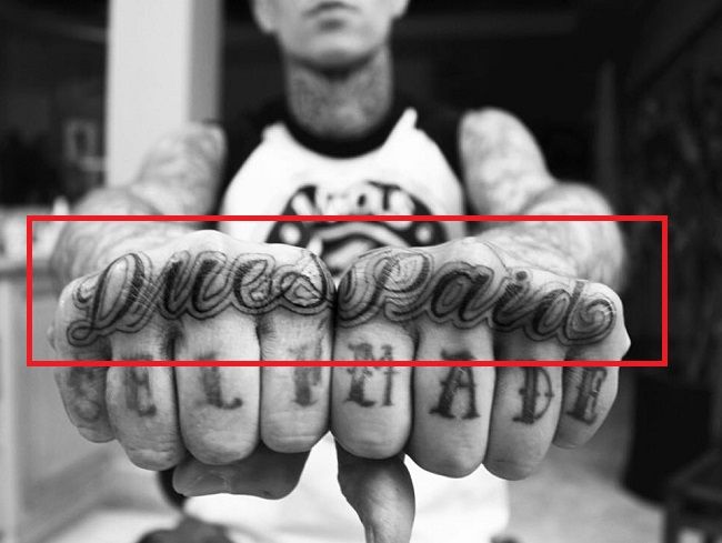 travis-dues plaćena tetovaža