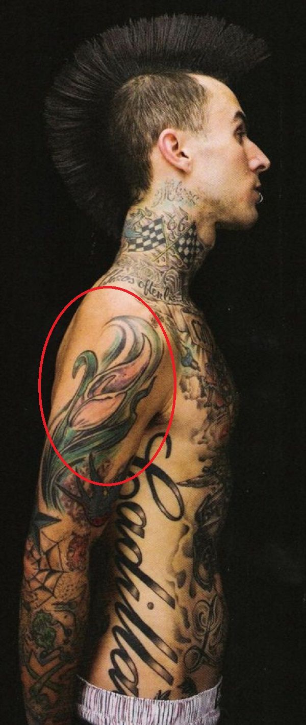 tetovaža travis-tulipan