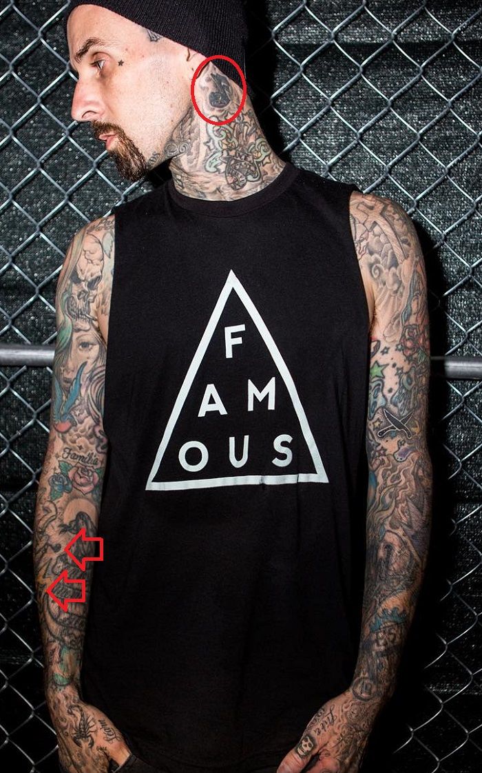 travis barker-tetovaže glazbenih nota