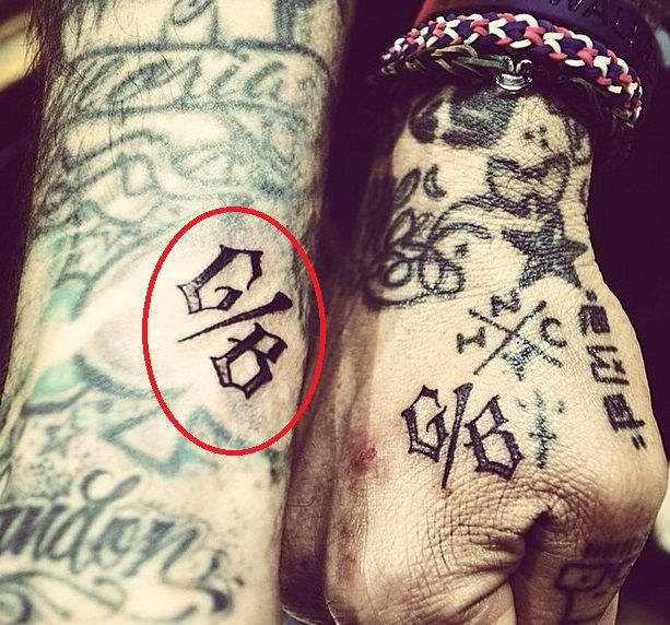 tetovaža travis barker-gorila keks