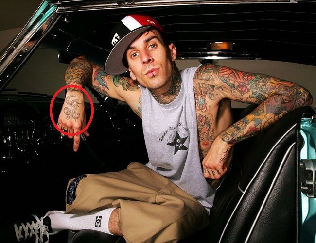 travis barker-st tetovaža