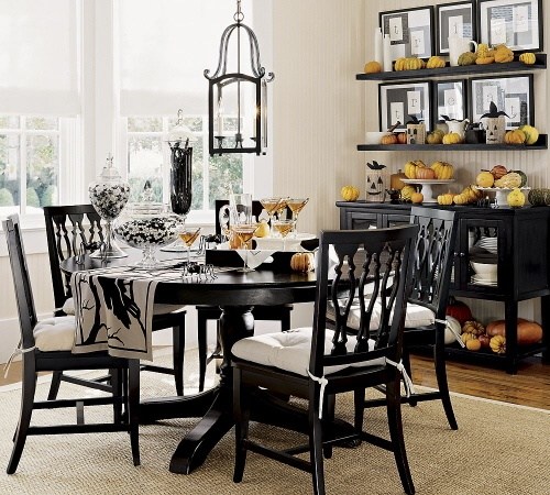 design sufragerie alb-negru mobilier de sufragerie alb-negru