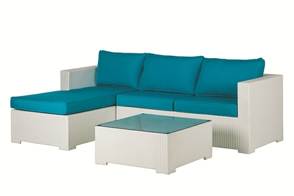 Lounge scaune grup canapea masă de grădină mobilier de grădină alb Lounge scaune grup canapea tapițerie masă de grădină mobilier de grădină alb