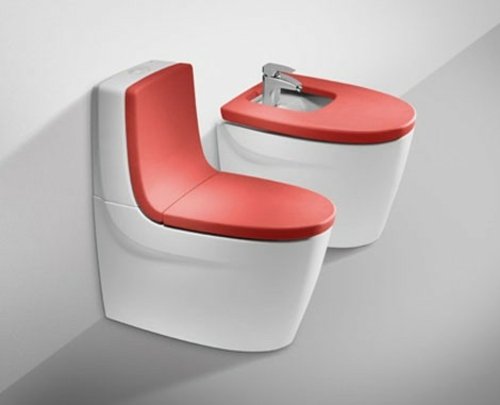 design portocaliu capac de toaletă capac de toaletă portocaliu