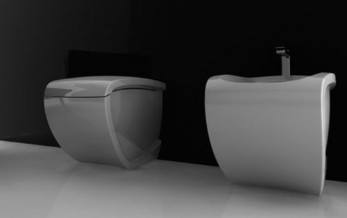 Planificare sanitară zonă sanitară - toaletă cu bideu Planificare sanitară zonă sanitară