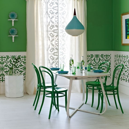 Mobilier sufragerie pantone verde smarald trend 2013 Mobilier sufragerie pantone verde smarald trend trend 2013