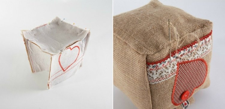 Coaseți țesăturile împreună pe partea greșită și apoi rotiți opritorul ușii în afară dop-ușă-cusut-bricolaj-inspirație-ac-fir-textil