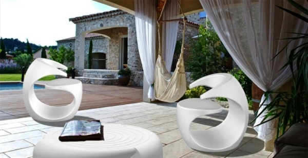 Mobilier de patio alb Missix Mobilier de grădină idei de amenajare mobilier din plastic