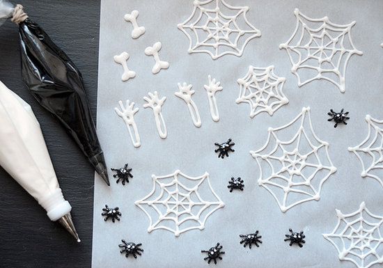 decor de tort ușor de Halloween spinenn pânză de păianjen decor de tort de Halloween spinenn paianjen