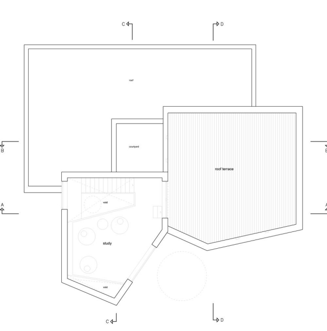 vilă modernă Danemarca Wienberg dispunerea camerei Friis Amenajare cameră Villa Danemarca Wienberg Friis Moltke