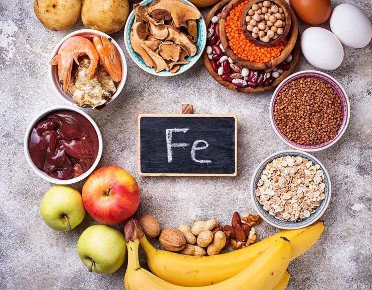 Dieta în caz de deficit de fier Nuci Fasole Ouă Ficat