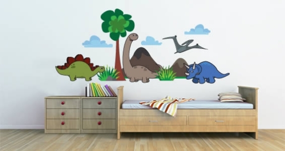 Autocolante de decorare perete dinozaur cameră băieți Autocolante de decorare perete dinozaur pentru camere de băieți