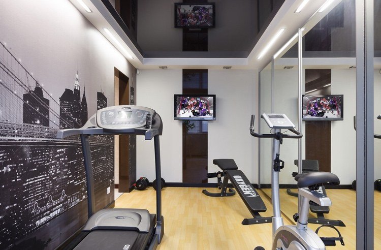 iluminare albă de zi pentru sala de sport de acasă