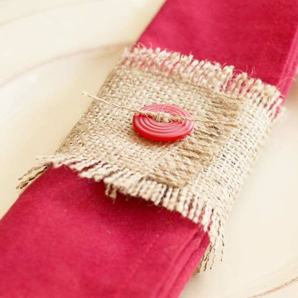 clipește fără a coase ideea frumoasă de Crăciun Inel de șervețel Tinker fără a coase o idee frumoasă