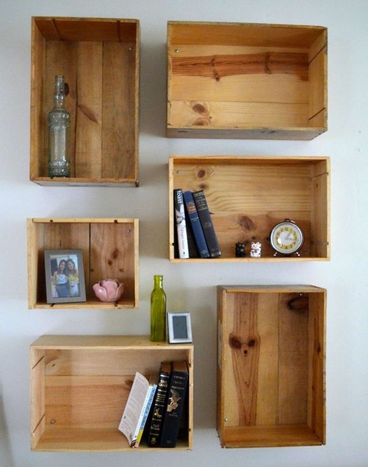 Raft-de-ladă-de-vin-construiește-te-pur și simplu-proiectează-decor-perete