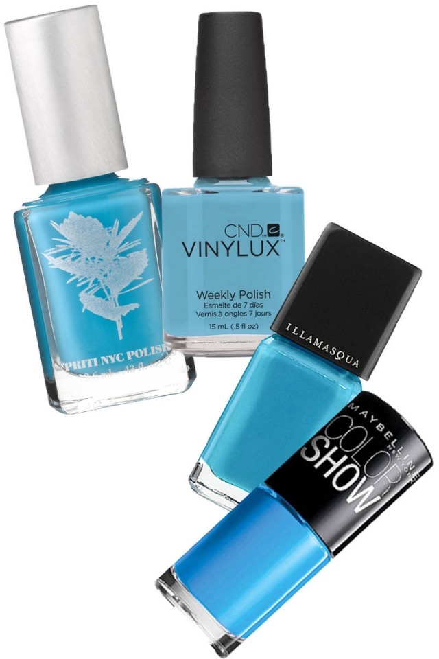 albastru-lac-unghii-idee-nuanțe-culori-deschise