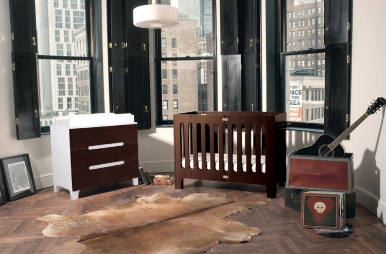 Alma cu accesoriu schimbabil detașabil masă de schimbare-cameră pentru bebeluși-alma-maro-chitară-fereastră-blană-covor-pat nbaby