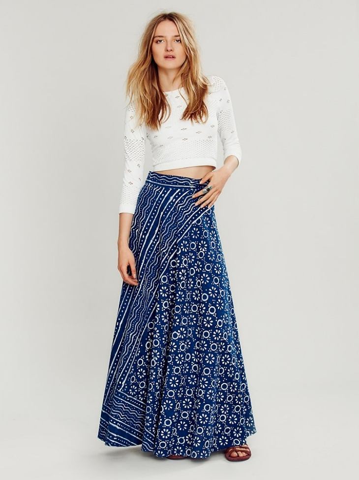 fusta-wrap-near-idea-maxi-fusta-bleumarin-etno-motiv-floral