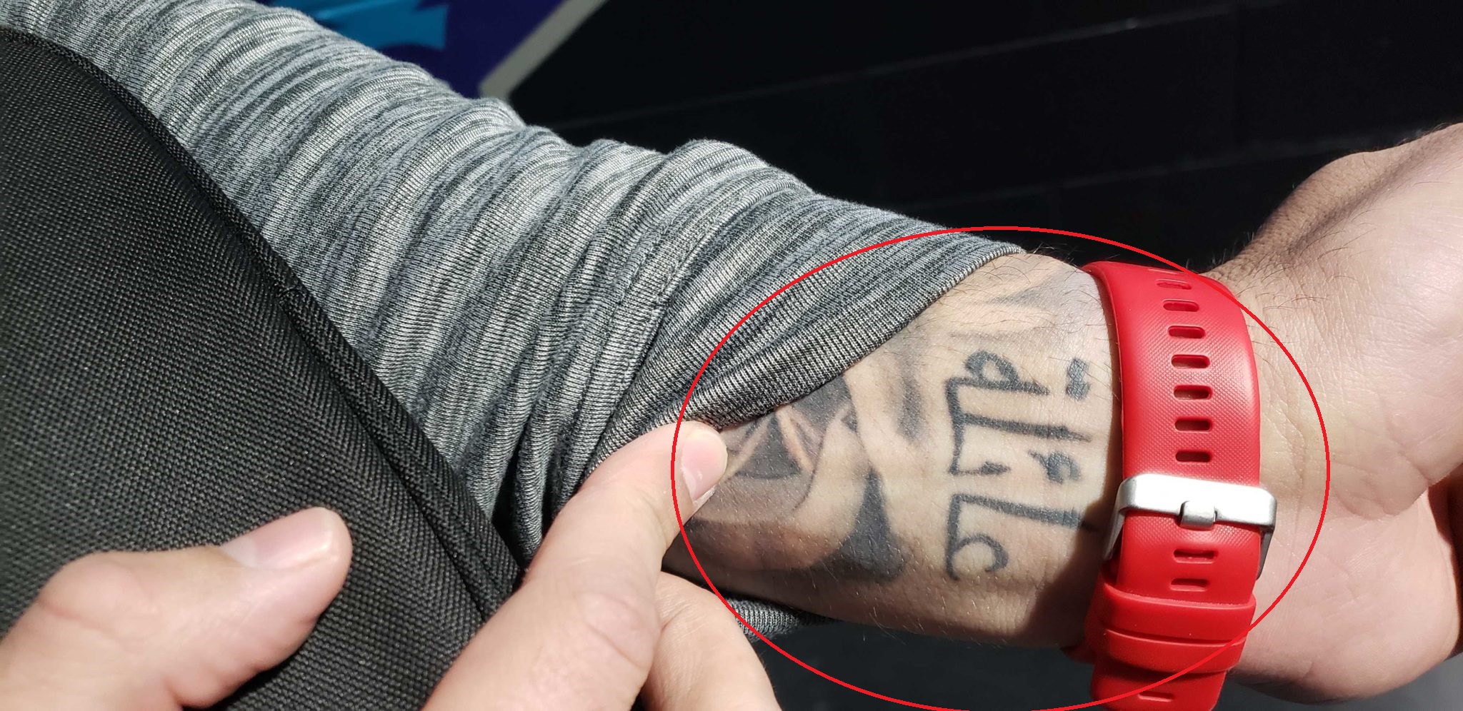 Écriture de tatouage de poignet de Willy