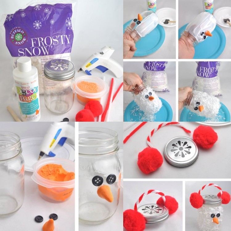 Faceți-vă un felinar de om de zăpadă în timpul iernii Instrucțiuni