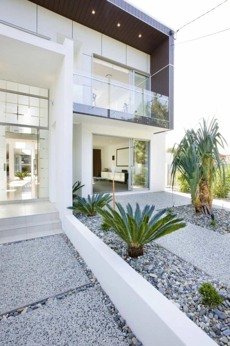 Grădină minimalistă Bauhaus living-bauhaus-style-garden-minimalist-straightness-pietriș-cărări-dale de piatră