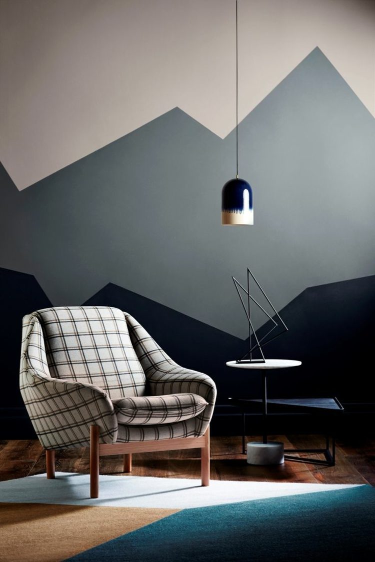 Locuința cu mobilierul într-o formă geometrică trăind în stilul bauhaus mobilier-formă-geometrică-perete-design-idee-abstract