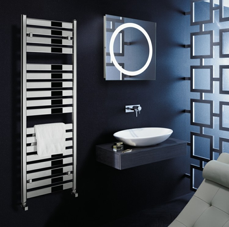 Baie în stil Bauhaus, cu mobilier modern living-bauhaus-stil-baie-metal-monocrom-chiuvetă-oglindă-led