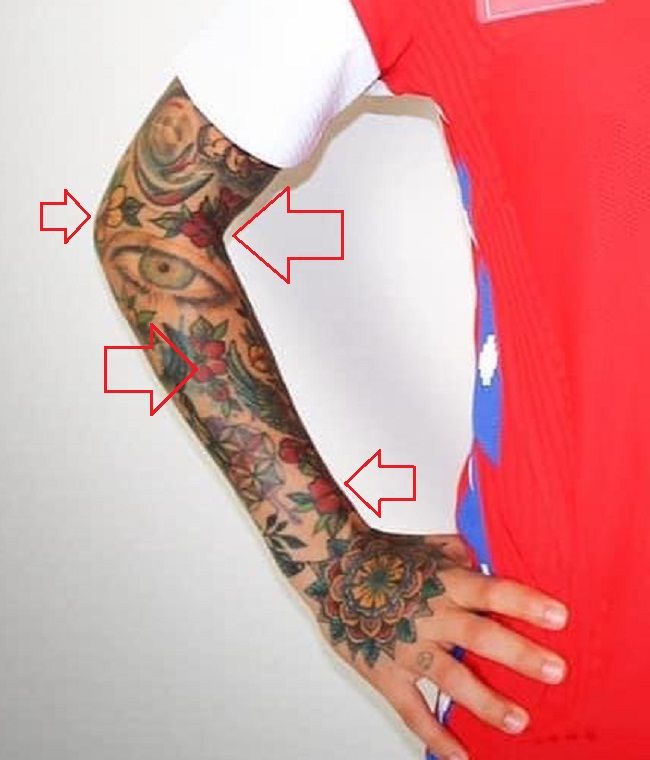 Gėlės tatuiruotė-Yenny Acuna