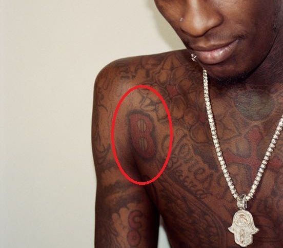 Bitcoin Logo-Young Thug tatouages