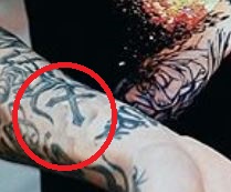 Yzomandias cross Tattoo