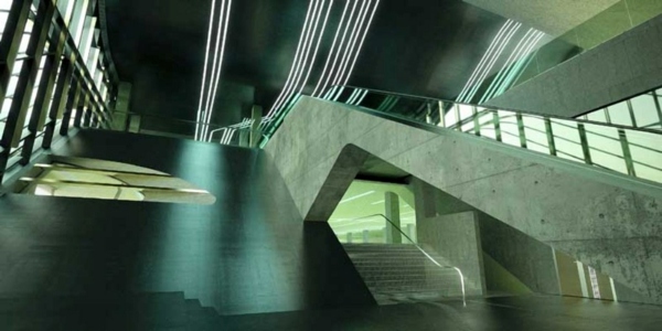 Montpellier interior-arhitectură modernă Arhitectura modernă interioară Montpellier