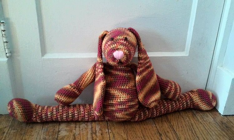 faceți-vă dopul de tracțiune ușor fereastră ușă fereastră artizanat acasă cuddly iepuri croșetat tricot șosete de iarnă